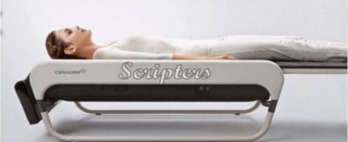The jade roller and infrared massage table, used fully clothed, at Natural Medical Solutions in Roswell, GA