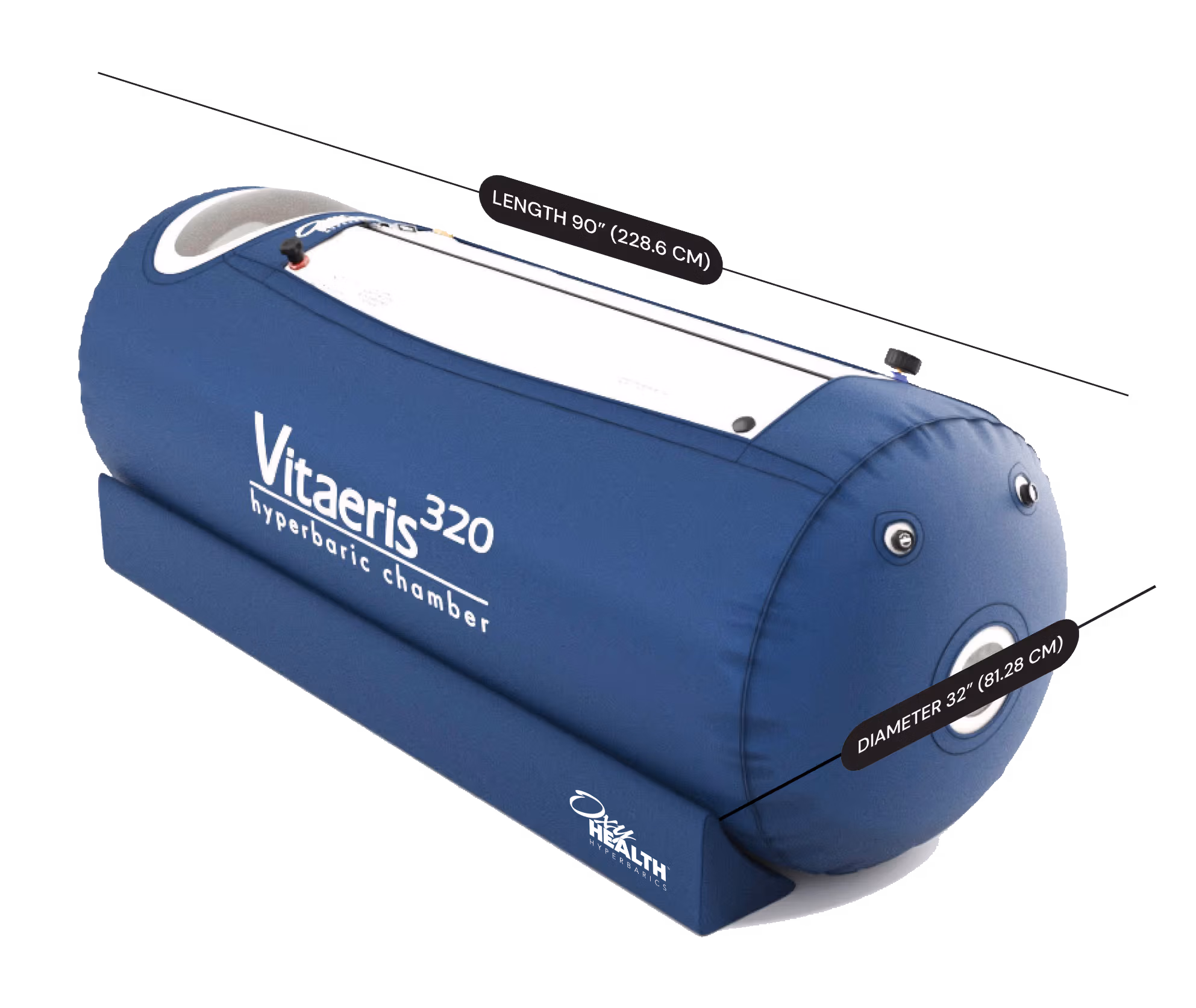 Hyperbaric chamber dimensions and layout