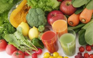 Fresh vegetables and water supporting the body’s clearance pathways