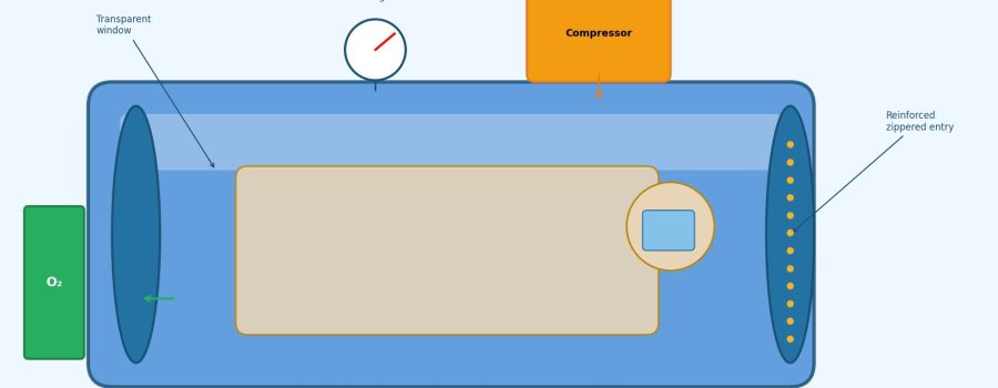 Hyperbaric Oxygen Therapy with Portable Chambers